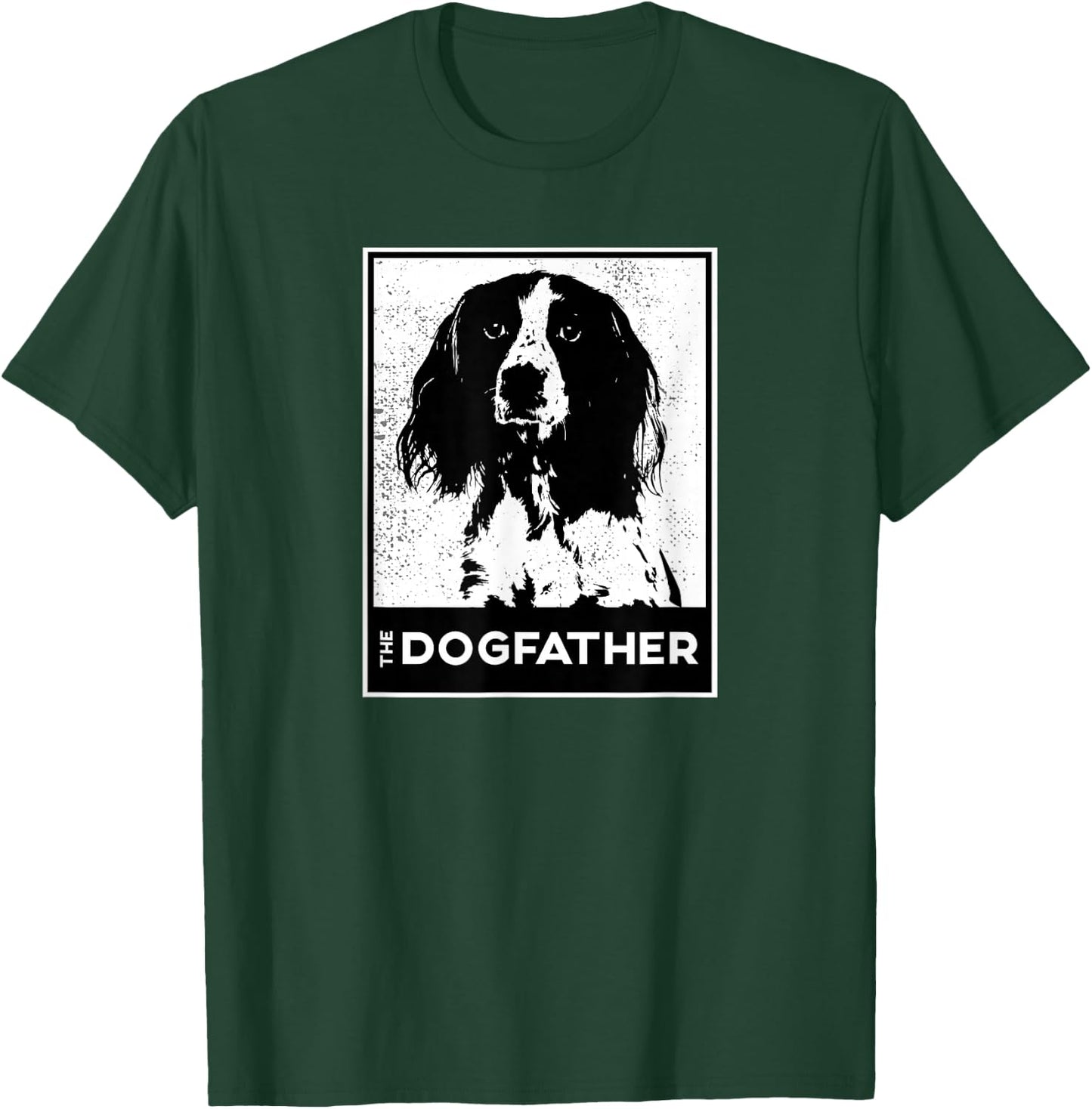 English Springer Spaniel The Dog-father Dog Dad T-Shirt - T-Shirt | Forest