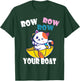 Row Row Row Your Boat Cute Unicorn Funny Kids T-Shirt - T-Shirt | Forest