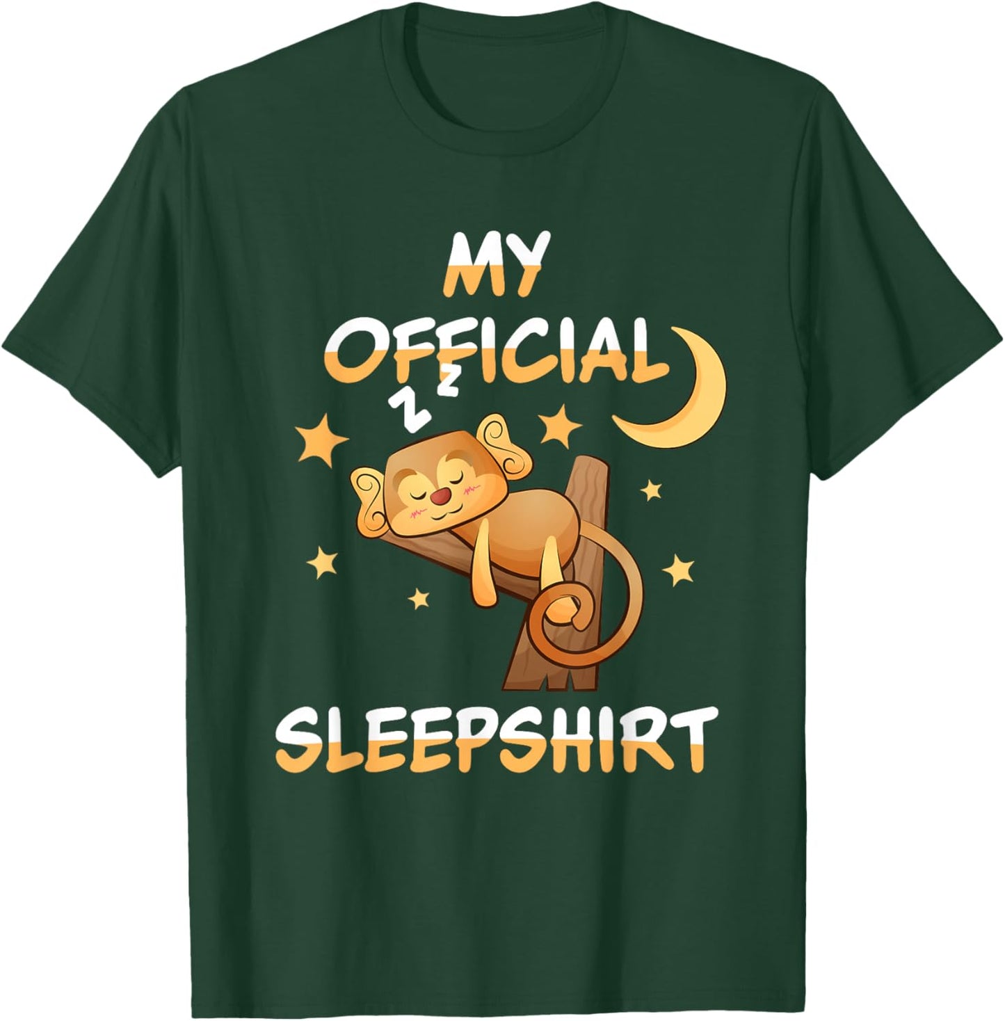 My Official Sleepshirt Pyjamas Nightgown Ape Monkey T-Shirt - T-Shirt | Forest