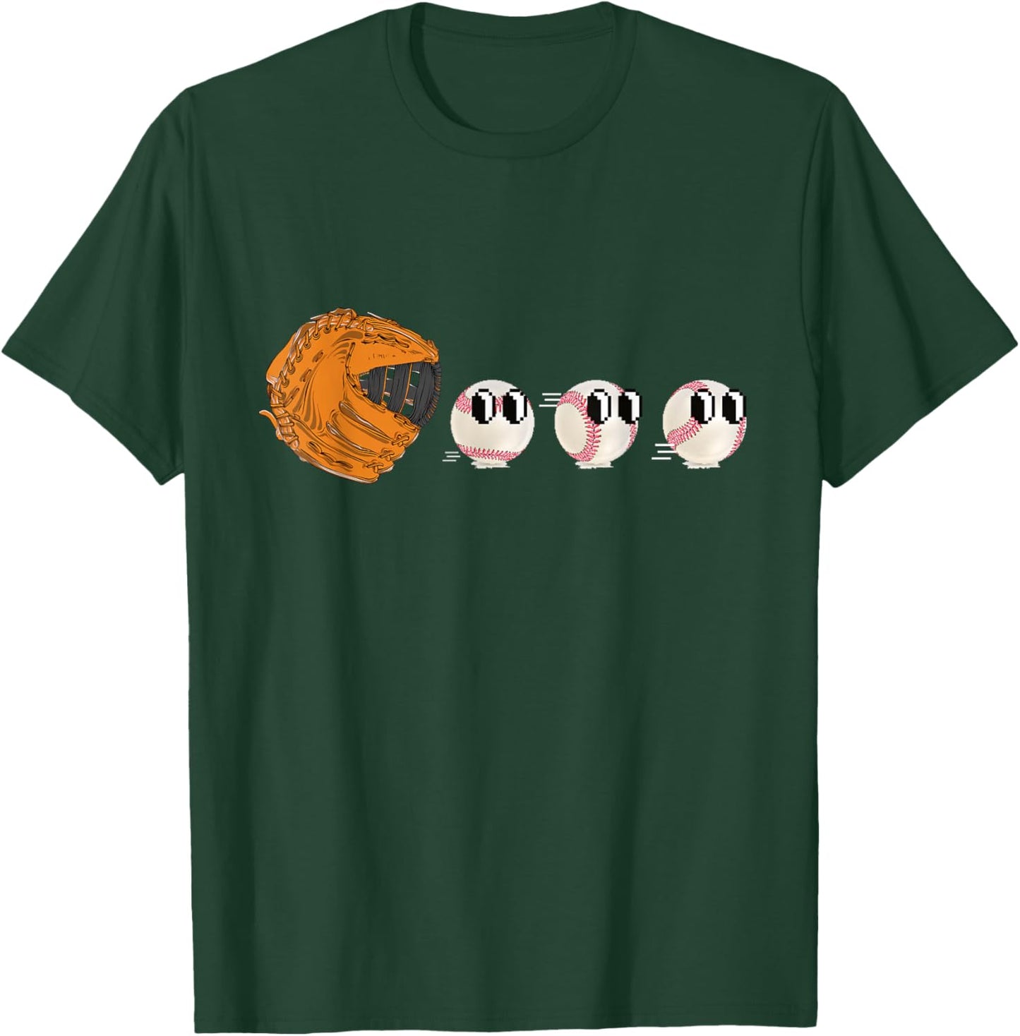 Funny Men Boys Baseball Catcher T-Shirt - T-Shirt | Forest