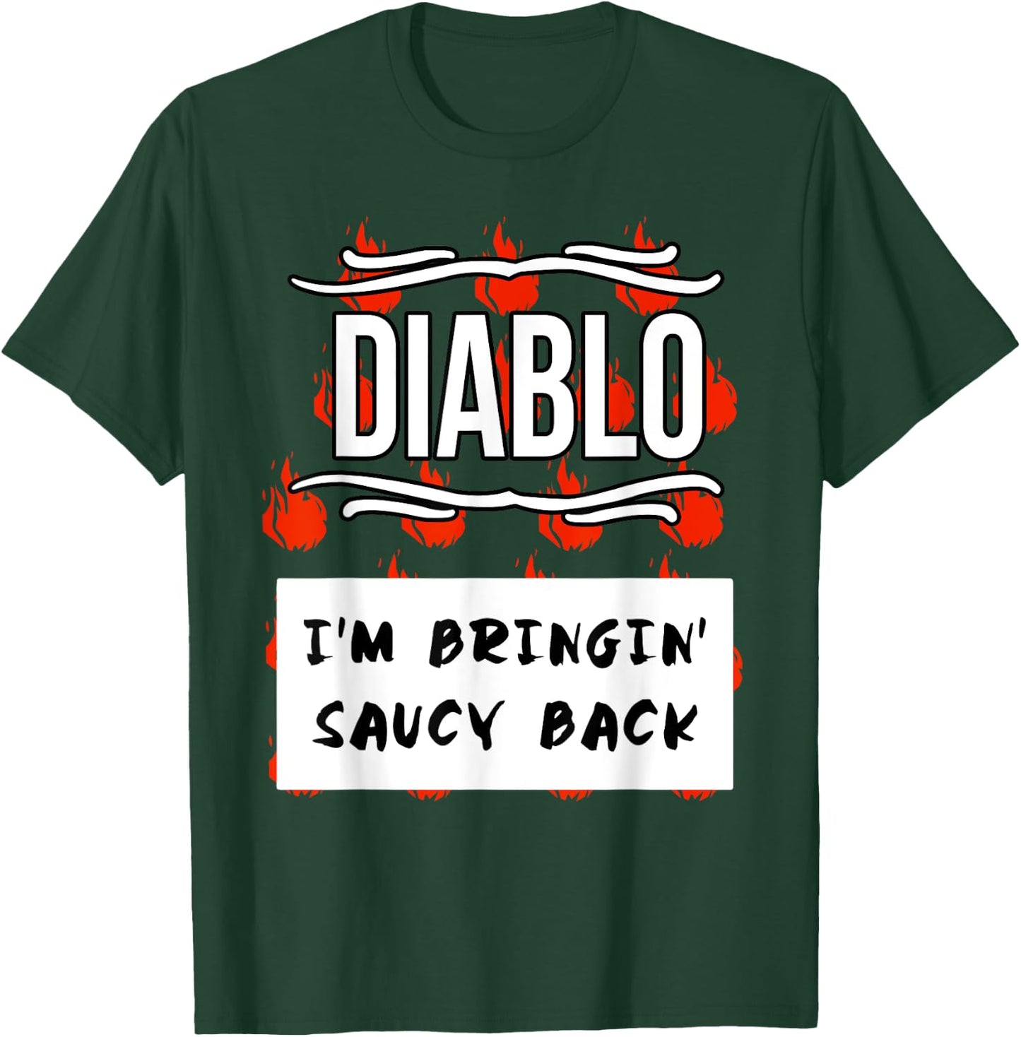HOT SAUCES Group Halloween Costumes Taco DIABLO SAUCE T-Shirt - T-Shirt | Forest