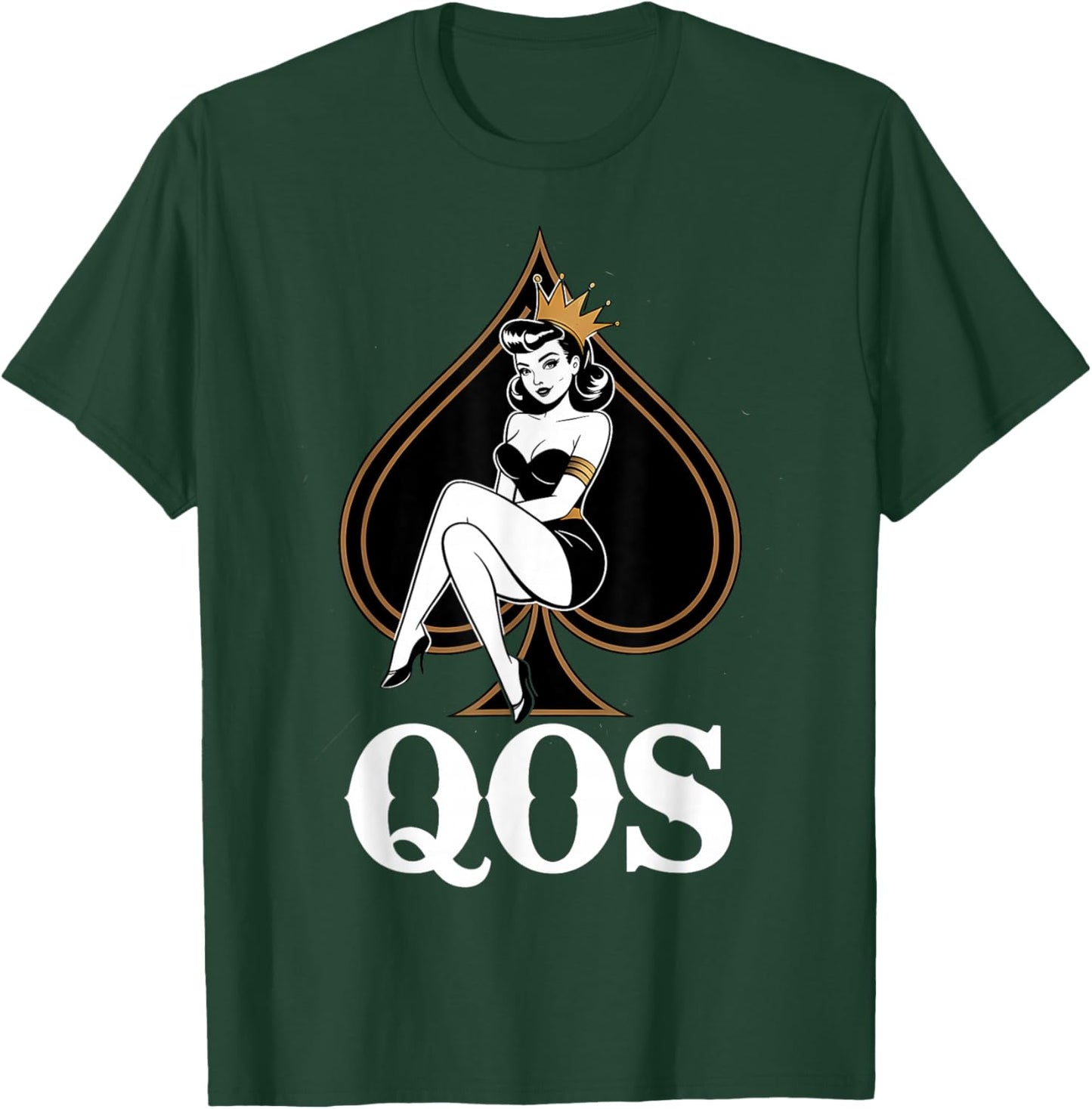 QOS Queen of Spades T-Shirt - T-Shirt | Forest