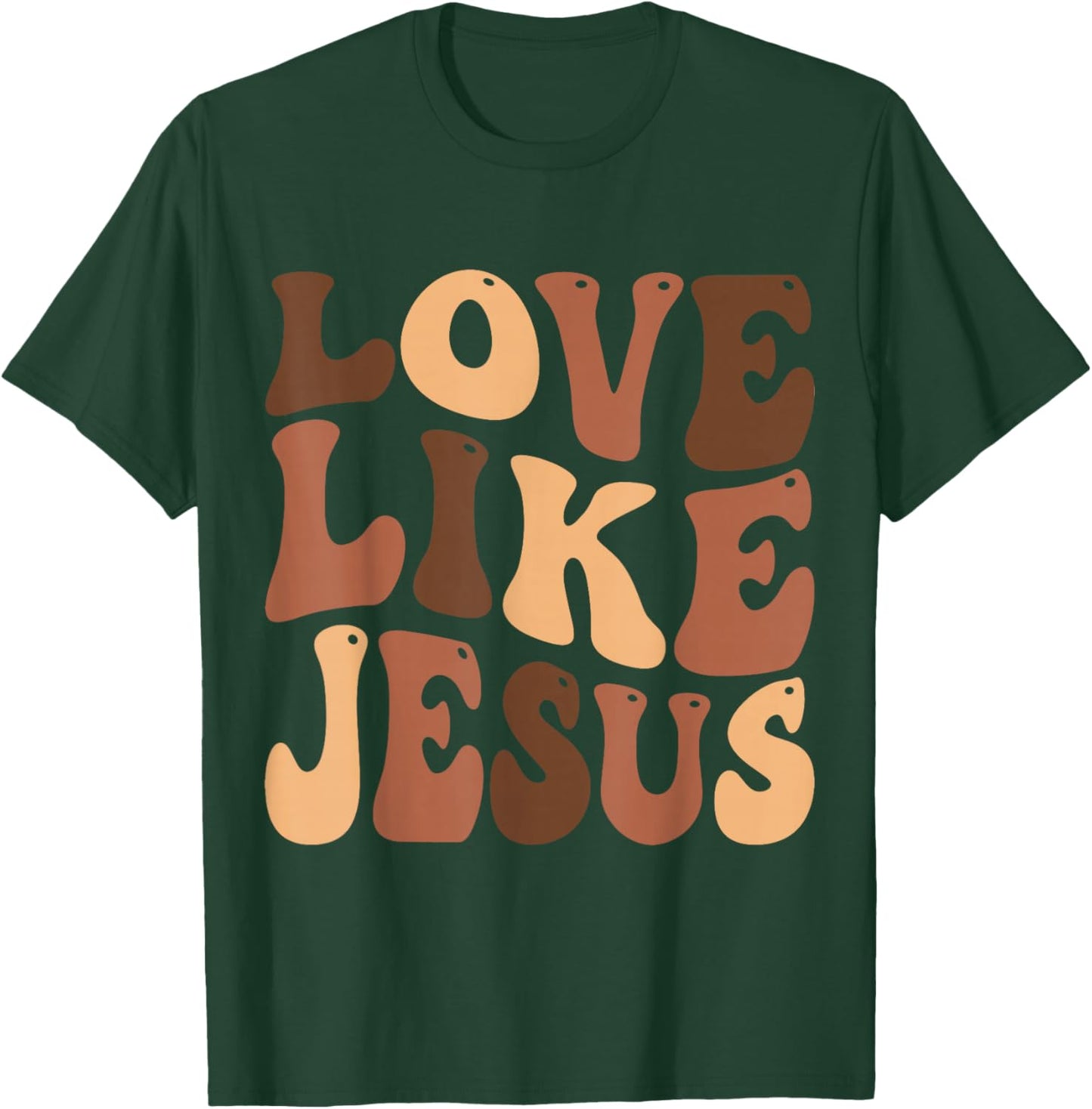 Christian Love Like Jesus Melanin Black History T-Shirt - T-Shirt | Forest