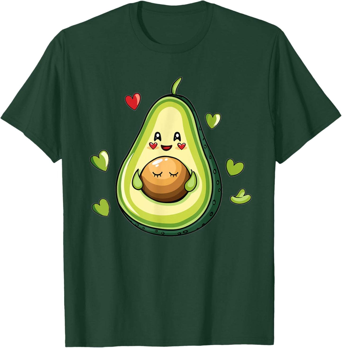Ästhetische Avocado-Frucht I Avocado T-Shirt - T-Shirt | Forest