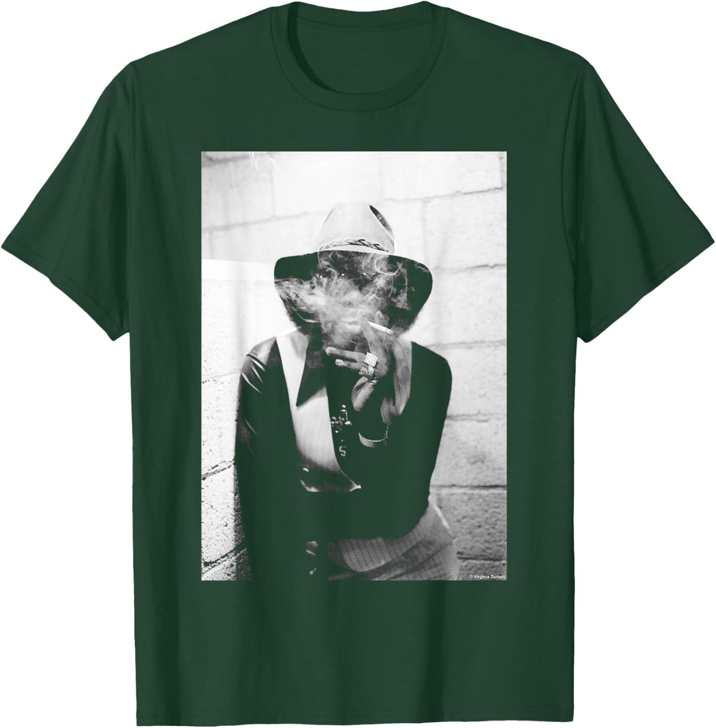Johnny Guitar Watson 1980 By Virginia Turbett T-Shirt - T-Shirt | Forest