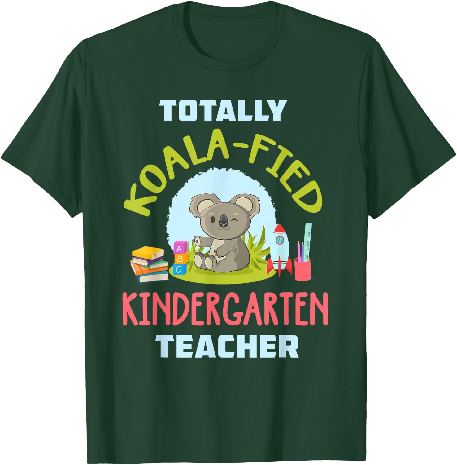 Kindergarten Teacher Shirt Cute Koala Preschool Teacher Gift T-Shirt - T-Shirt | Forest