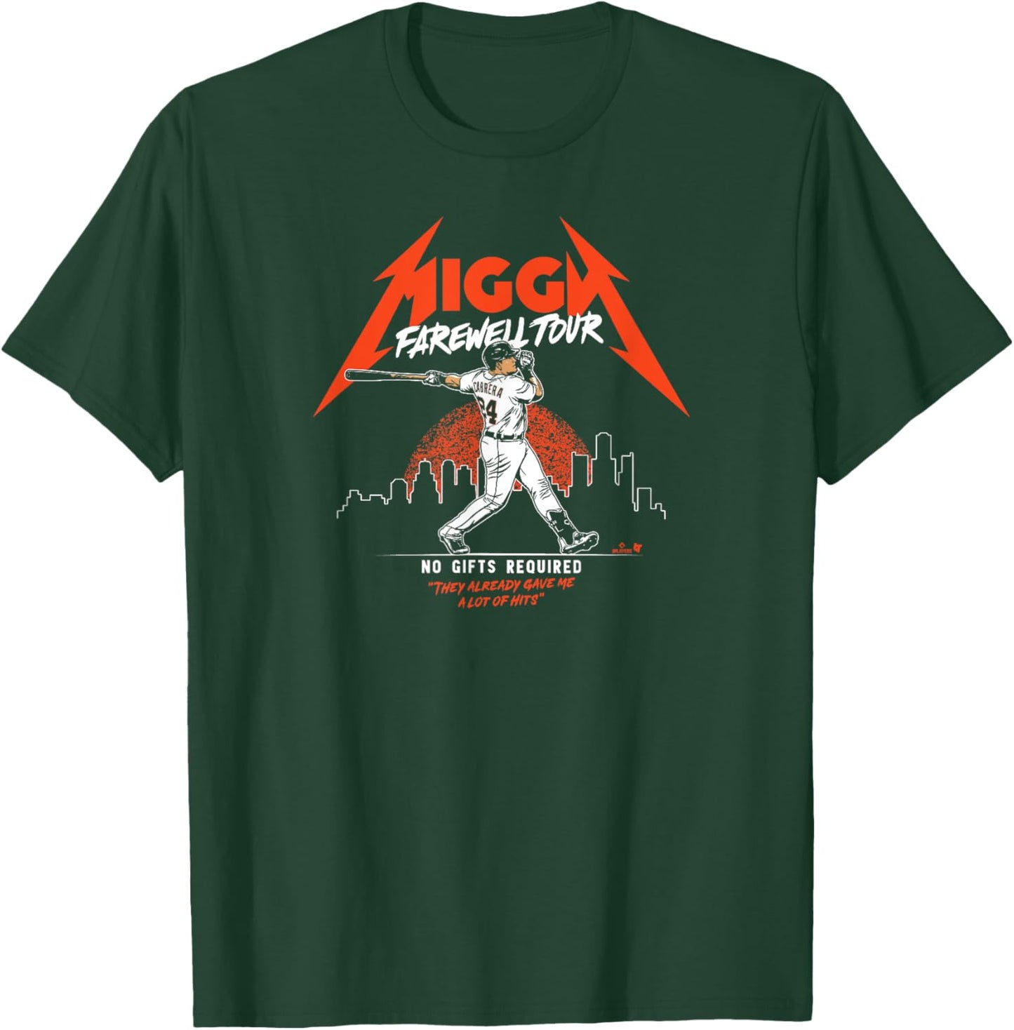 Miguel Cabrera - Miggy Farewell Tour - Detroit Baseball T-Shirt - T-Shirt | Forest