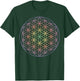 Sacred Geometry The Flower of Life Yoga Yantra Symbol T-Shirt - T-Shirt | Forest