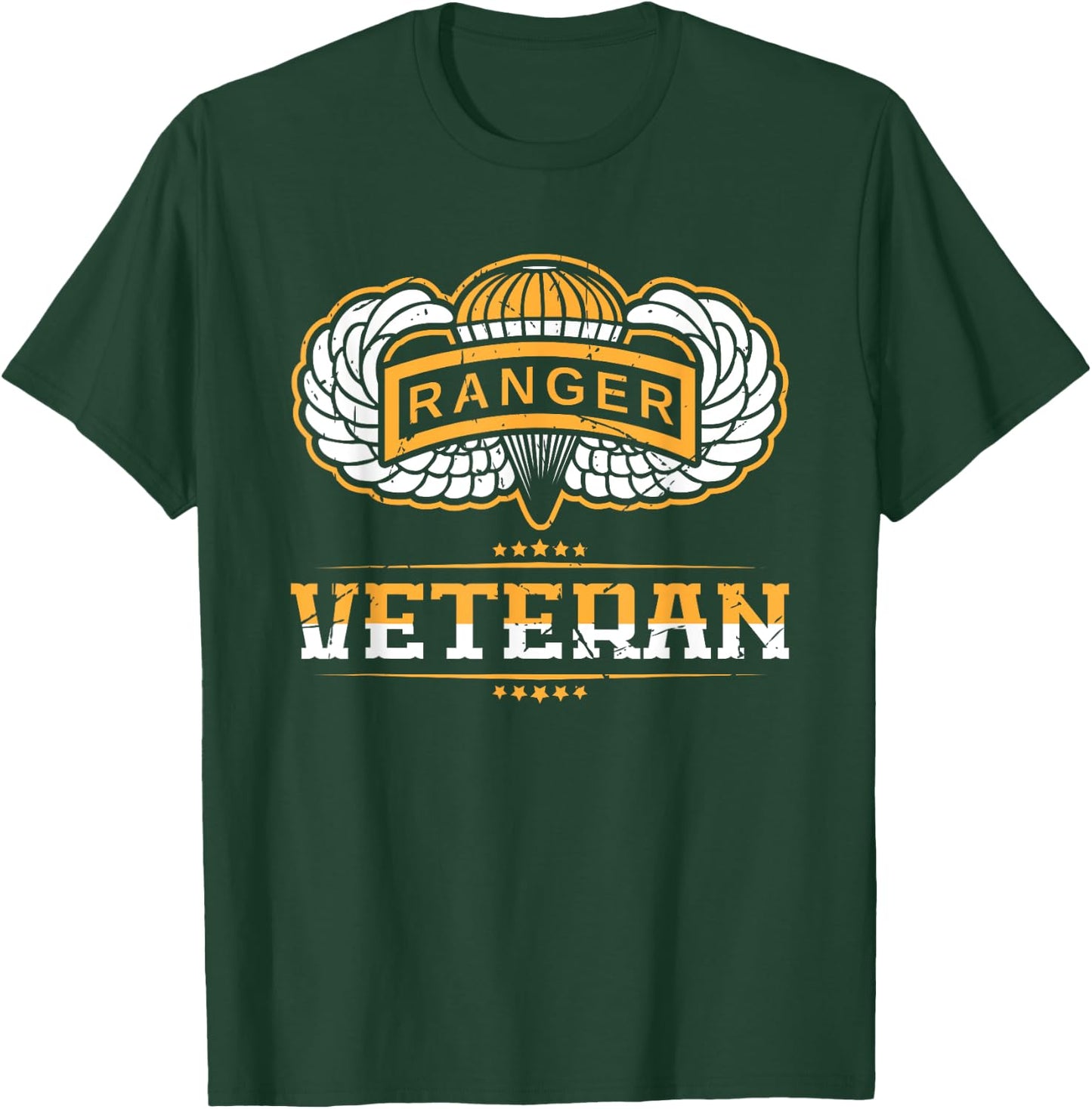 Airborne Ranger Veteran T-Shirt - T-Shirt | Forest