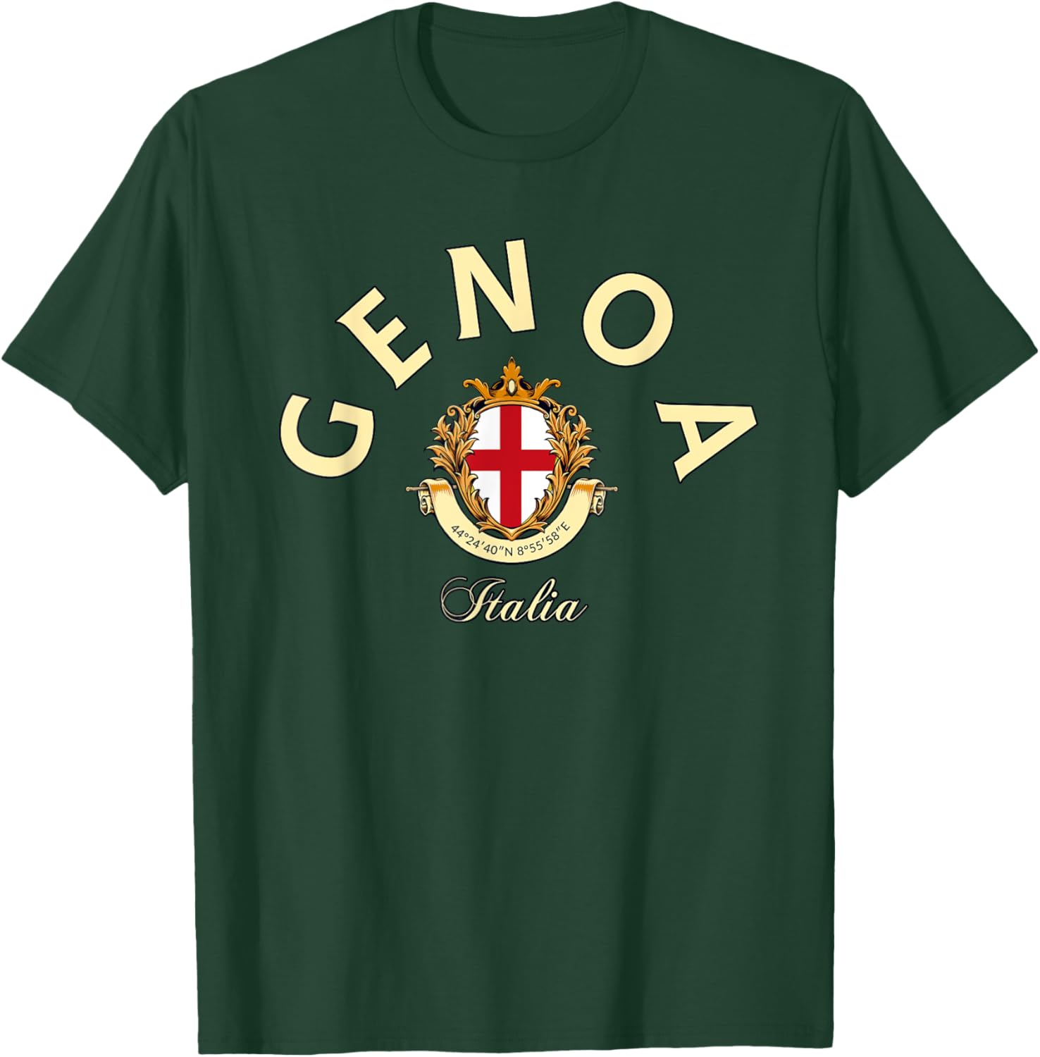 Genoa Italia Genoa trip, Genoa fan Genoa Italy T-Shirt - T-Shirt | Forest