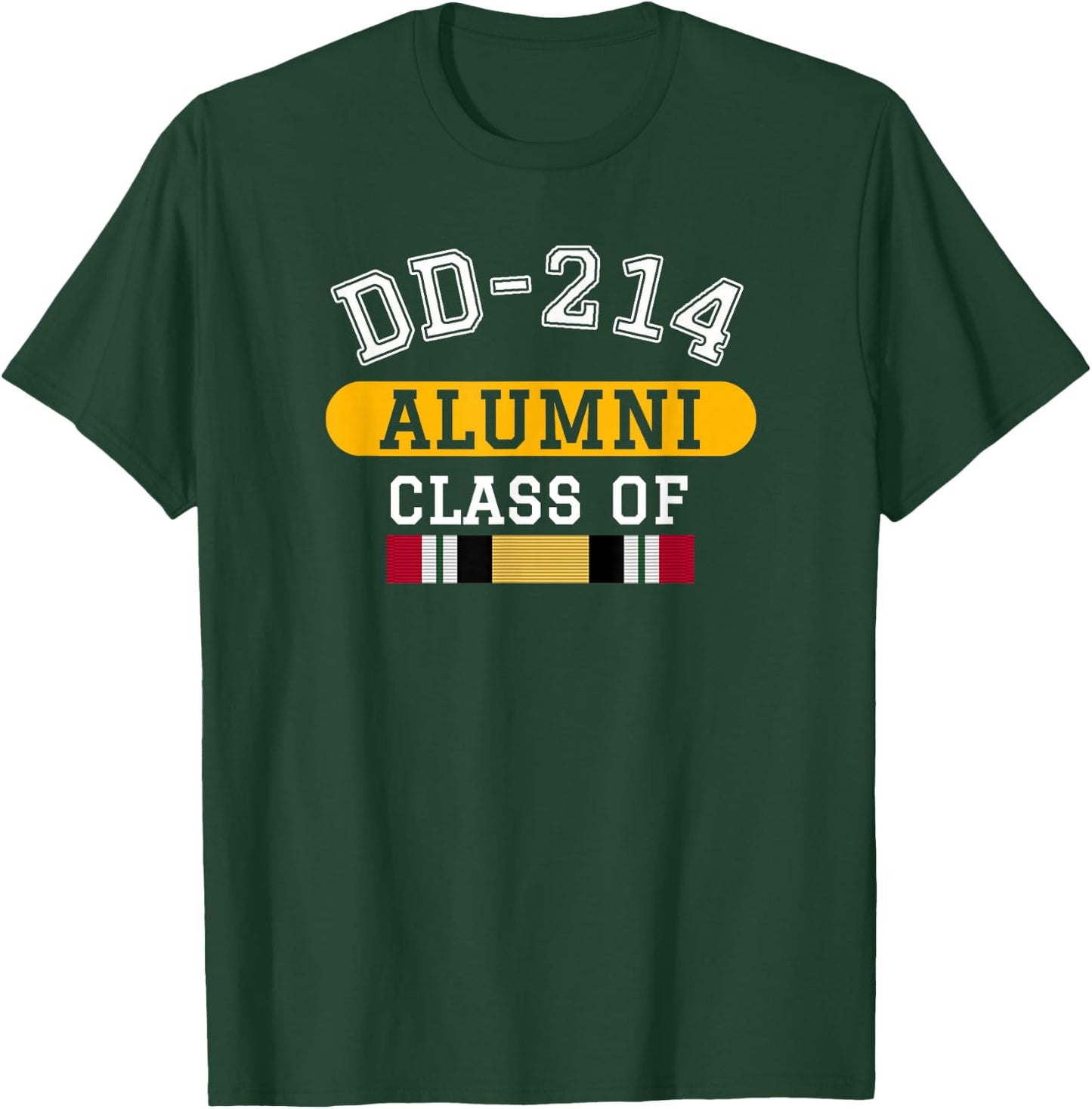 DD-214 Alumni Class of Iraq War Veteran Pride T-Shirt - T-Shirt | Forest