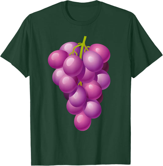Grapes Shirt Adult Men Women Kids Grapes Costume T-Shirt - T-Shirt | Forest
