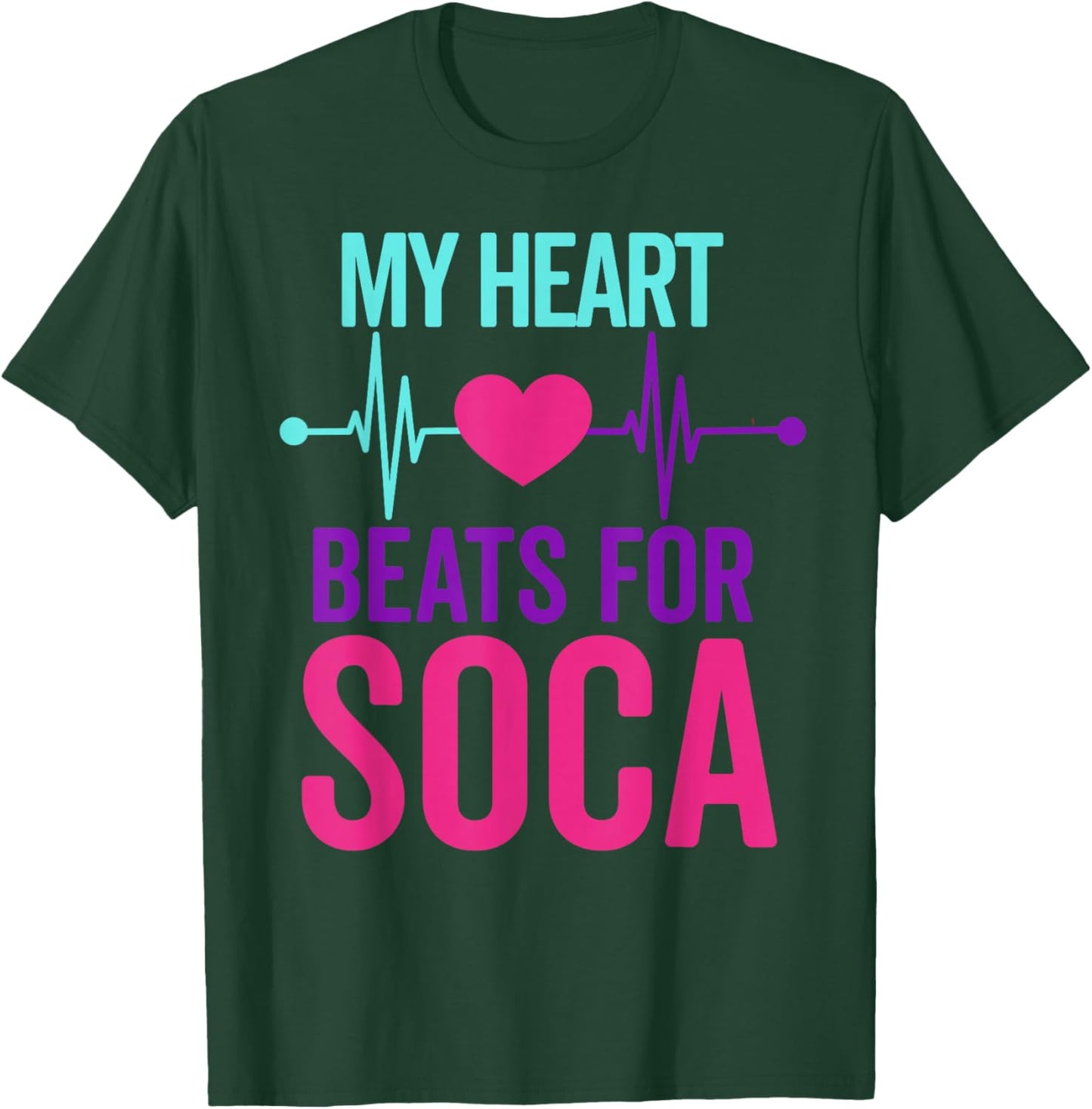 Soca For Sokah Music Trinidad & Tobacco Guyanese Carnival T-Shirt - T-Shirt | Forest