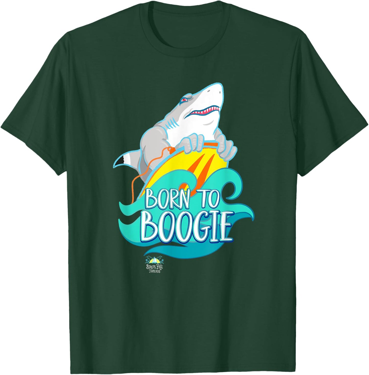 Boogie Board Shirt Born to Boogie Shark T-Shirt - T-Shirt | Forest