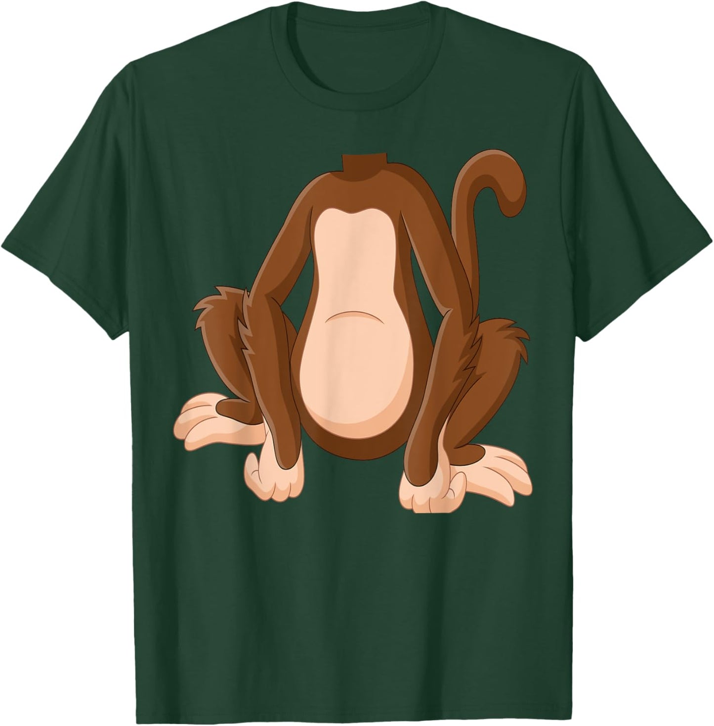 Monkey Shirt Adult Kids Men Women Monkey Costume T-Shirt - T-Shirt | Forest