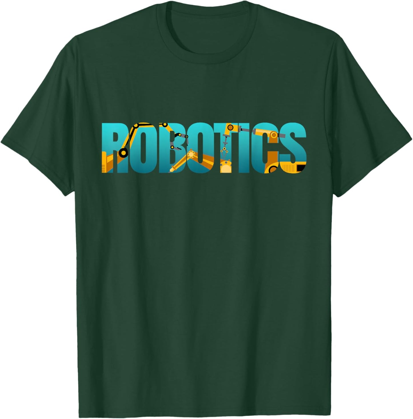 Robot Robotics Engineer Robotics T-Shirt - T-Shirt | Forest