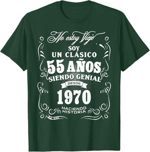 55th Birthday gift in Spanish Regalo cumpleanos 55 T-Shirt - T-Shirt | Forest