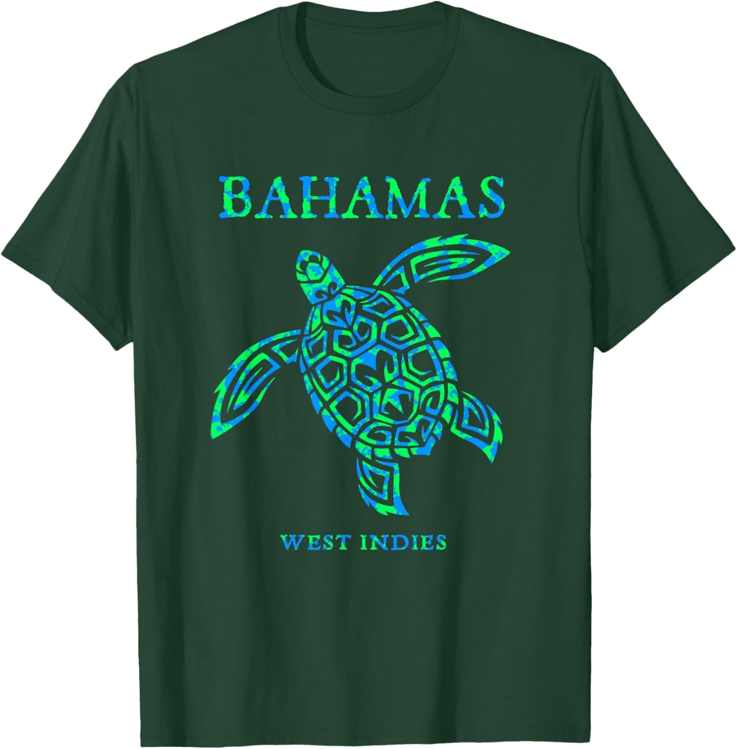 Bahamas Sea Turtle Vacation Souvenir T-Shirt - T-Shirt | Forest