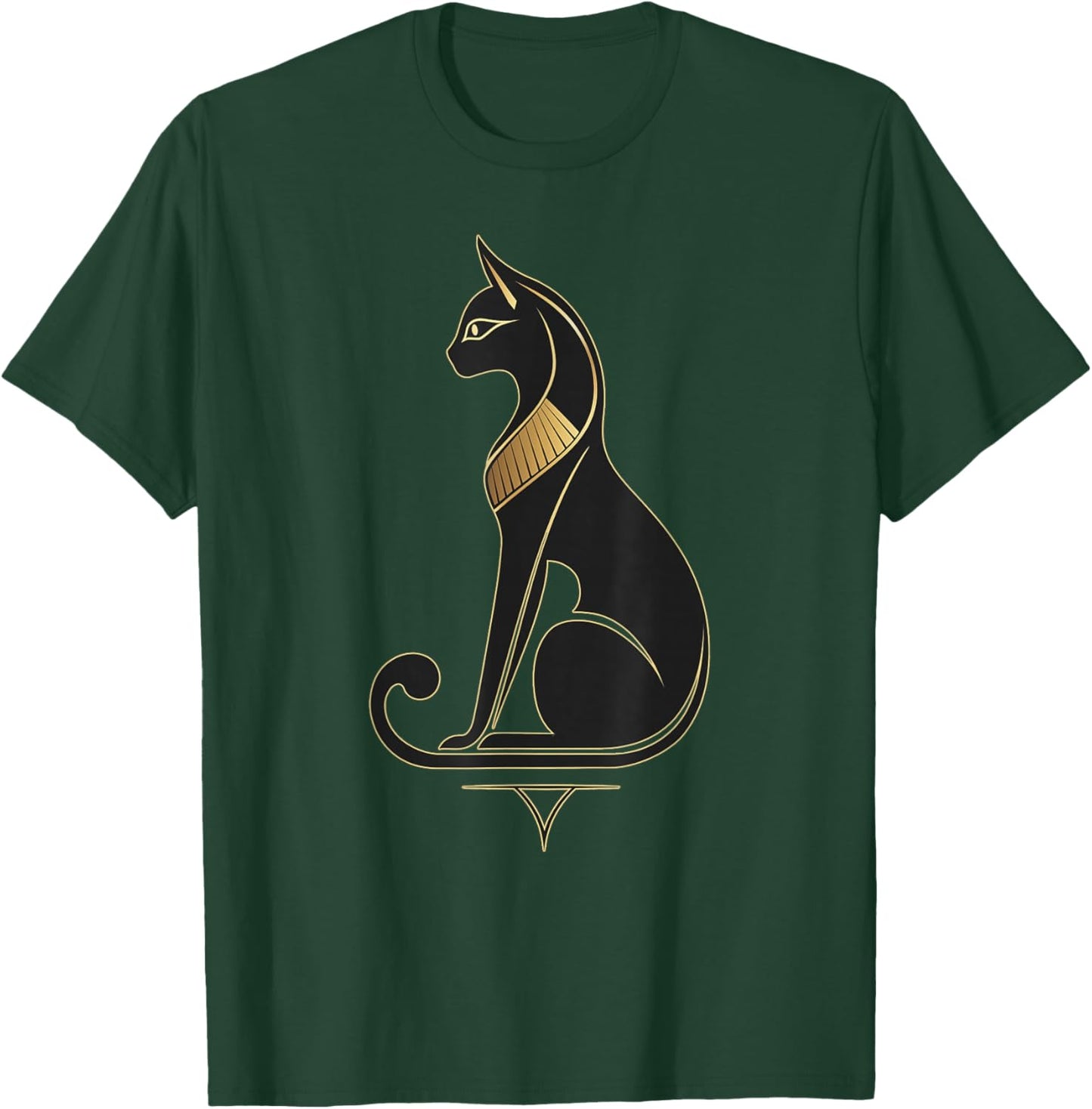 Egyptian Cat Egyptian Ancient Egypt Elegant Cat T-Shirt - T-Shirt | Forest