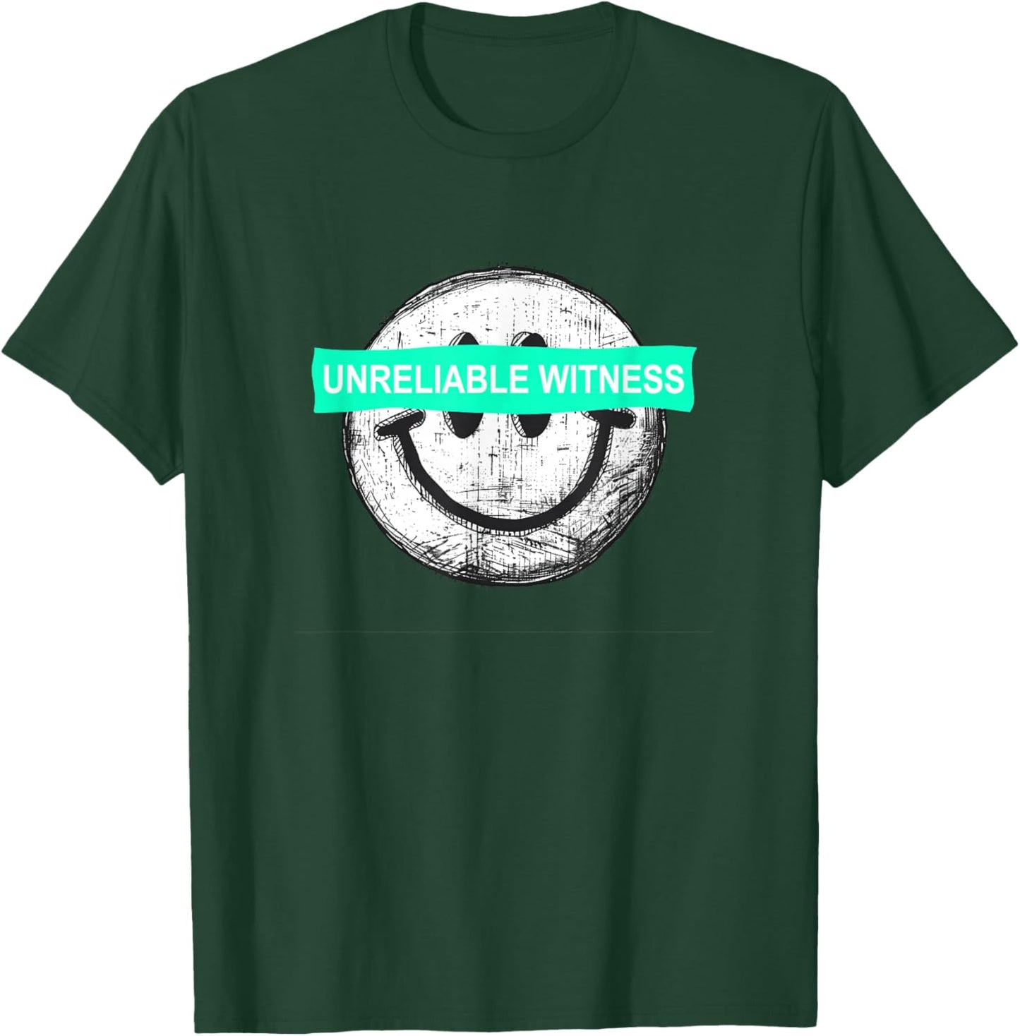 Light Teal Aqua Color Unreliable Witness Light Teal Aqua T-Shirt - T-Shirt | Forest