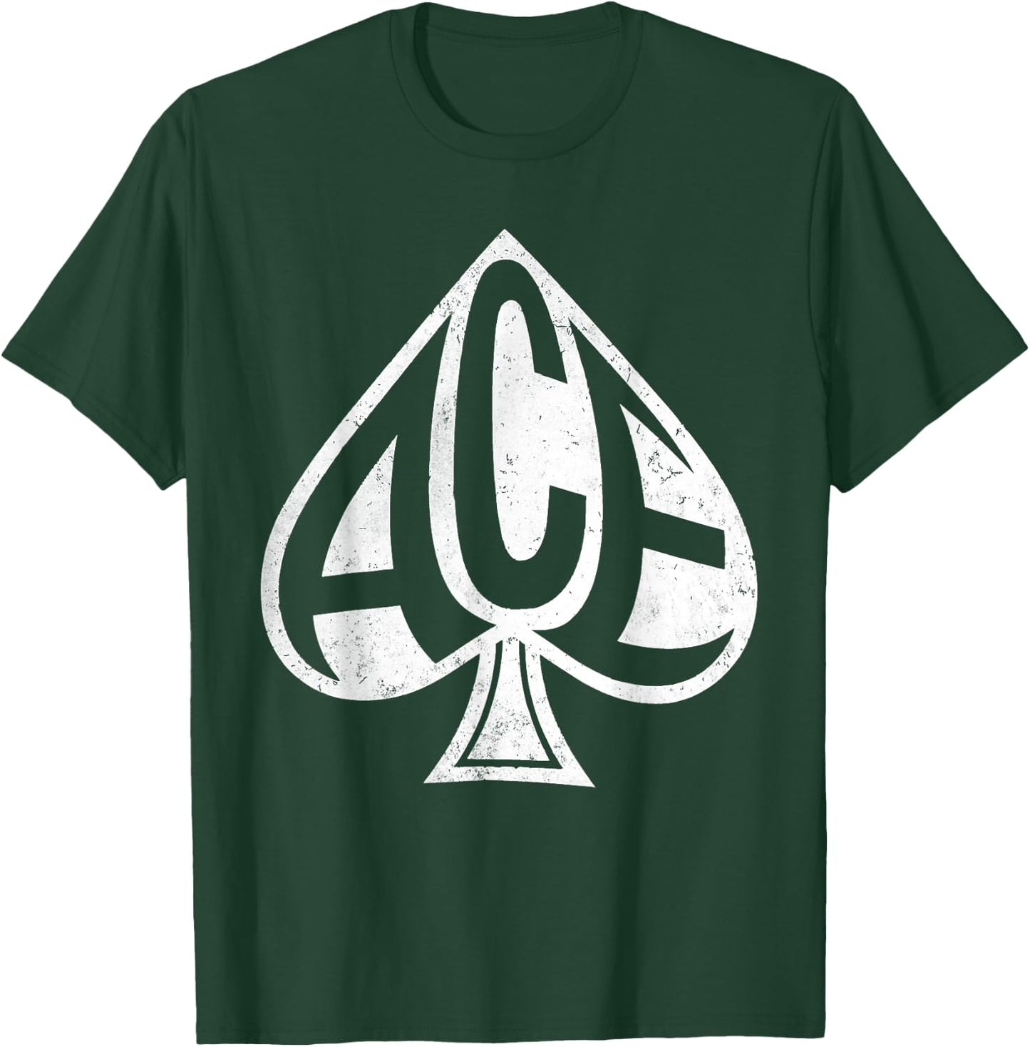 Vintage Ace Spades Texas Hold them Playing Cards Las Vegas T-Shirt - T-Shirt | Forest