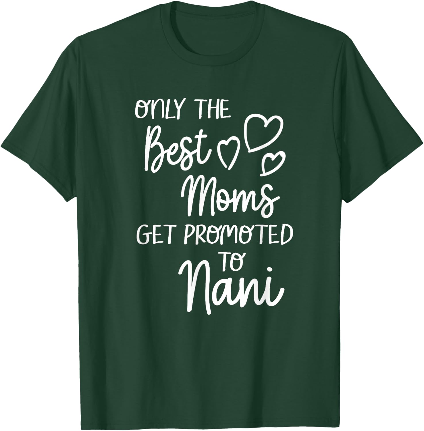 The Best Moms Get Promoted To Nani for India Indian Grandma T-Shirt - T-Shirt | Forest