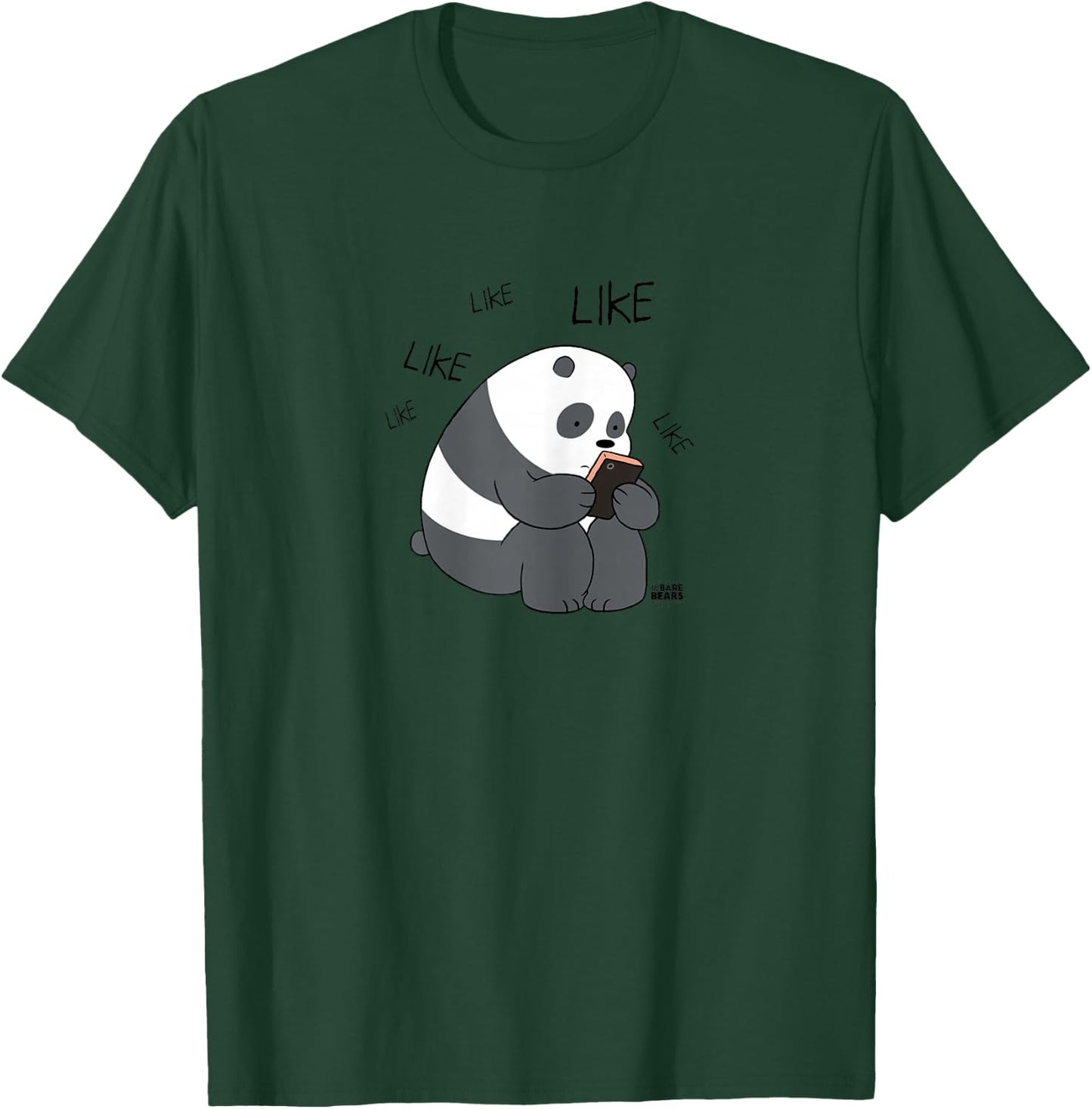 We Bare Bears Panda Like Like Like T-Shirt - T-Shirt | Forest