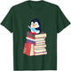 Teacher Librarian Kawaii Penguin, Book Lover Penguin T-Shirt - T-Shirt | Forest