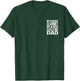 2 Sided Print Clarinet Dad Marching Band T-Shirt - T-Shirt | Forest