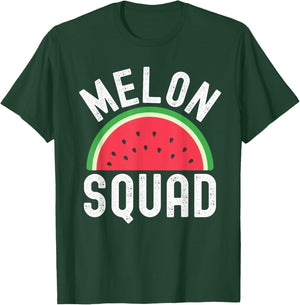 Watermelon Squad Outfit For Summer Women Girls Fruit Lover T-Shirt - T-Shirt | Forest