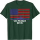 USS Nevada BB-36 Battleship Vintage American Flag T-Shirt - T-Shirt | Forest