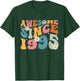 Awesome Since 1995 30th Birthday Retro Gifts Born in 1995 T-Shirt - T-Shirt | Forest