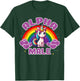 Funny Cute Alpha Male Unicorn, Sarcastic Humor Macho T-Shirt - T-Shirt | Forest