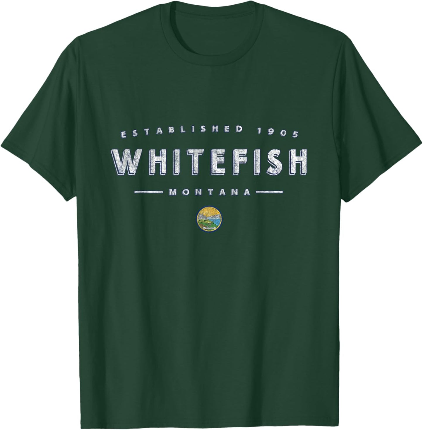 Whitefish Montana - Whitefish MT T-Shirt - T-Shirt | Forest
