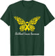 Childhood Cancer Awareness Butterfly T-Shirt - T-Shirt | Forest