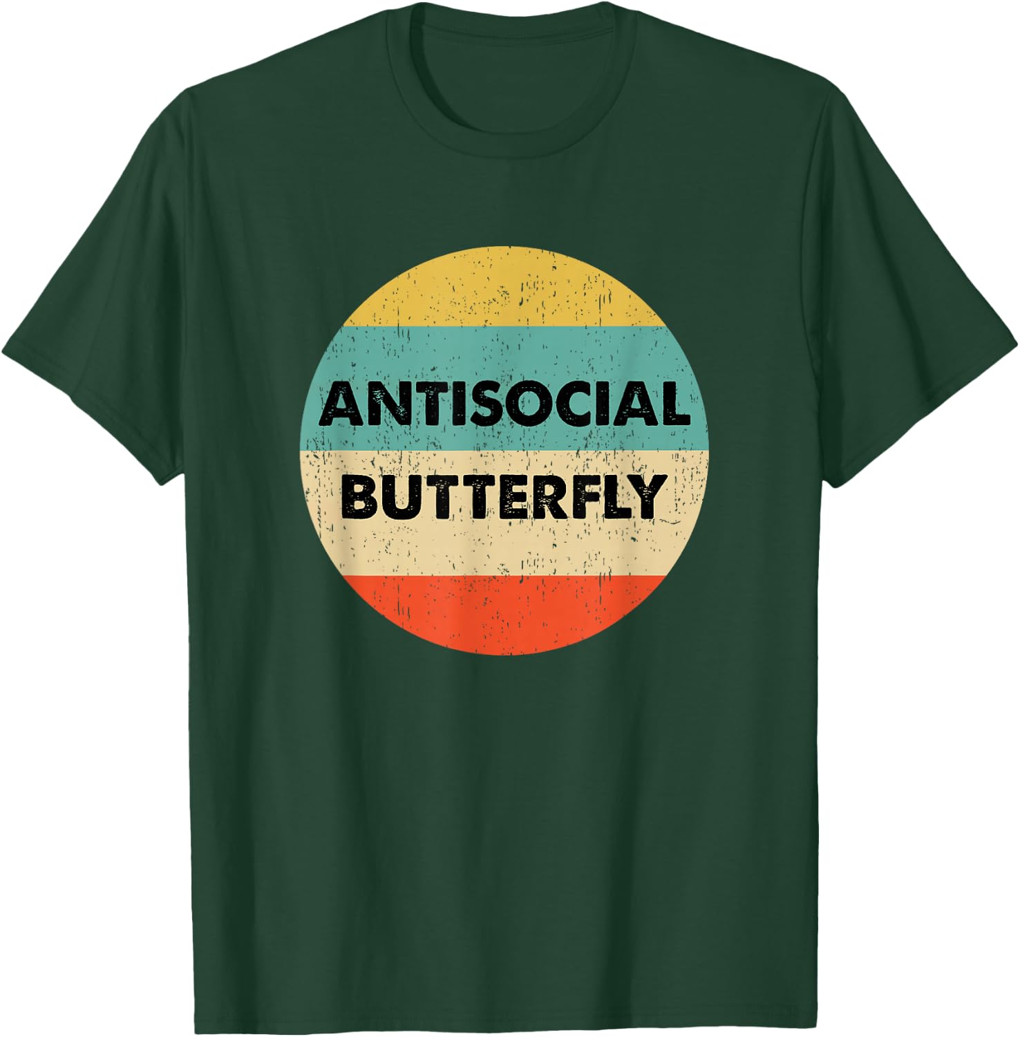 Antisocial Butterfly T-Shirt - T-Shirt | Forest