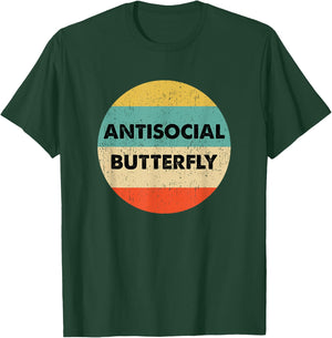 Antisocial Butterfly T-Shirt - T-Shirt | Forest