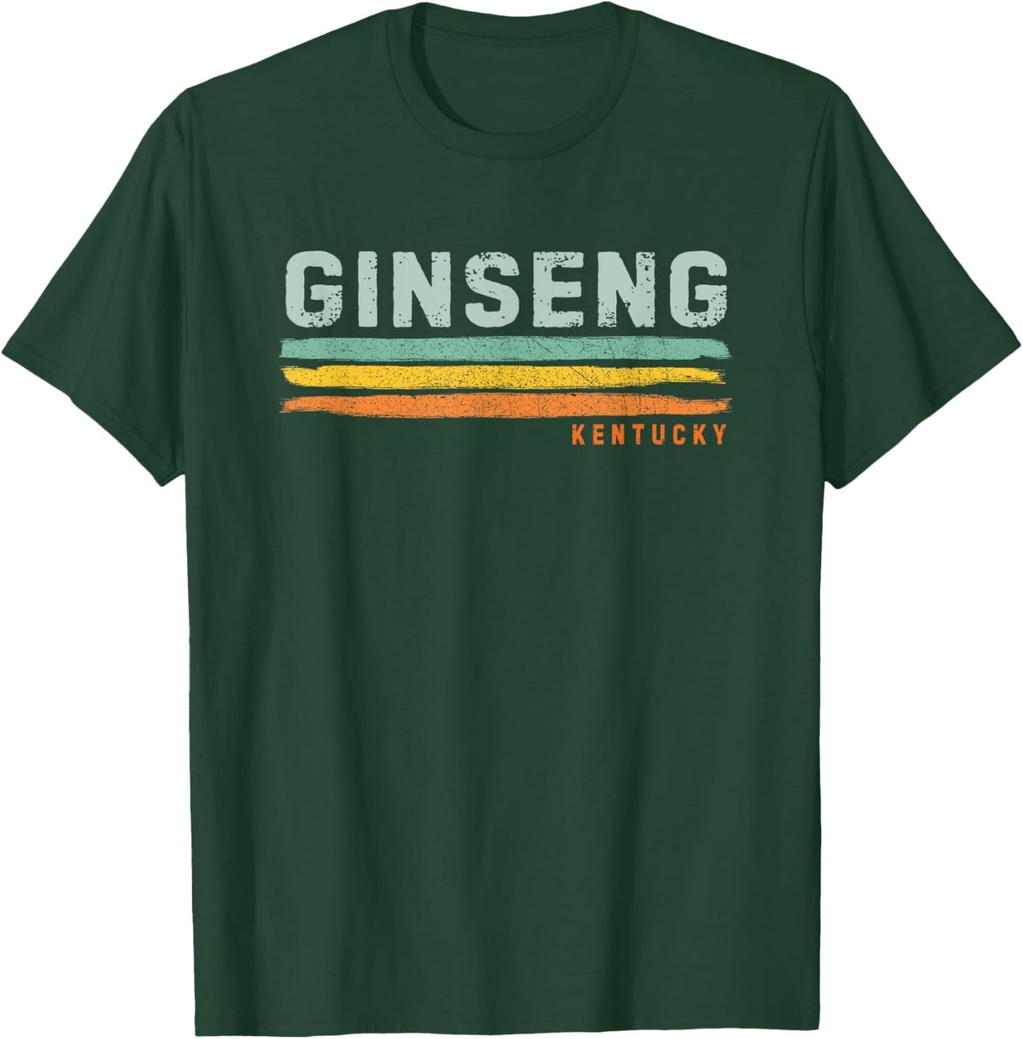 Vintage Stripes Ginseng KY T-Shirt - T-Shirt | Forest