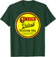 Retro Vintage Gas Station O'Neils Motor Oil Car Bikes Garage T-Shirt - T-Shirt | Forest