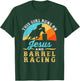 This Girl Runs on Jesus and Barrel Racing Horse Western T-Shirt - T-Shirt | Forest