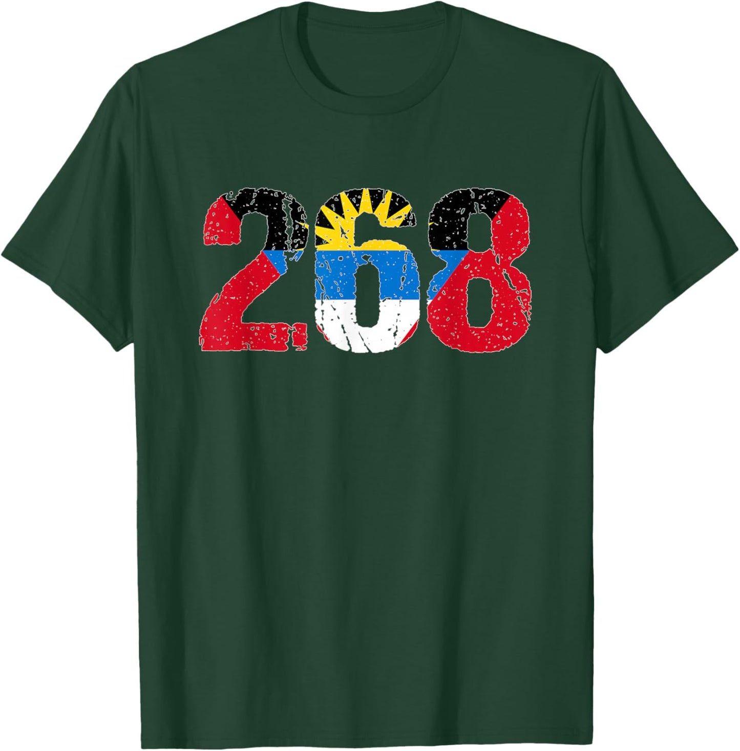 268 Antigua and Barbuda T-Shirt - T-Shirt | Forest