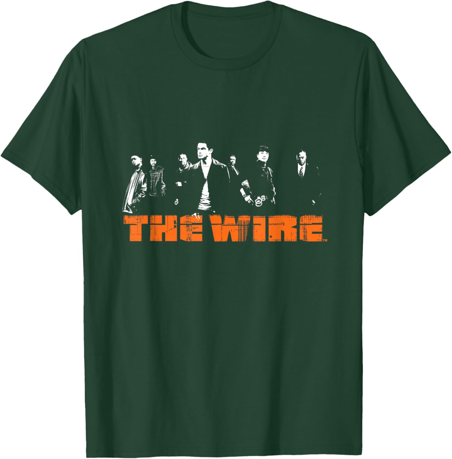 Das ikonische Logo und die Cast-Grafik von The Wire PAPL14507 T-Shirt - T-Shirt | Forest