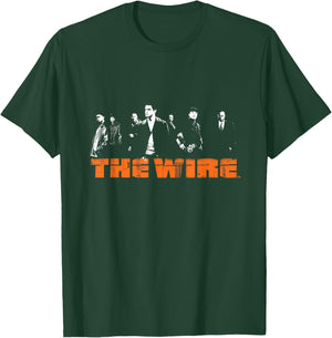 Das ikonische Logo und die Cast-Grafik von The Wire PAPL14507 T-Shirt - T-Shirt | Forest
