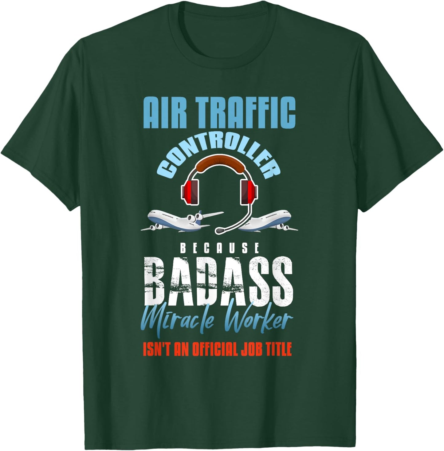 Air Traffic Controller Shirt Controlling Funny ATC Gift T-Shirt - T-Shirt | Forest