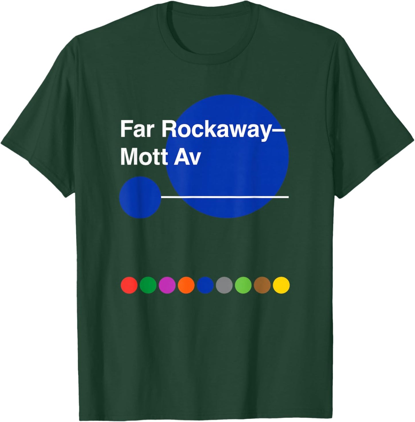 Queens Mott Avenue Far Rockaway T-Shirt - T-Shirt | Forest