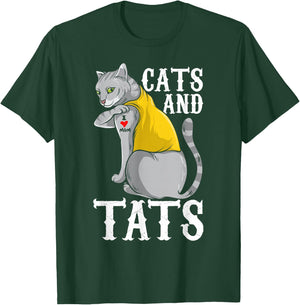 Cats And Tats - Tattoo Cat Women T-Shirt - T-Shirt | Forest