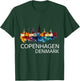 Copenhagen Souvenir Denmark Skyline Proud Danish Men Women T-Shirt - T-Shirt | Forest