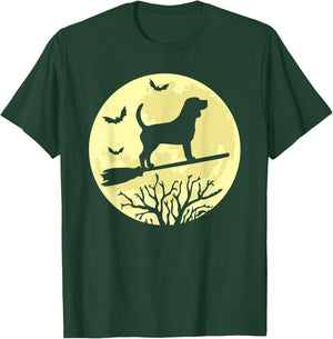 Beagle Witch Funny Beagle Dog Lover Halloween T-Shirt - T-Shirt | Forest