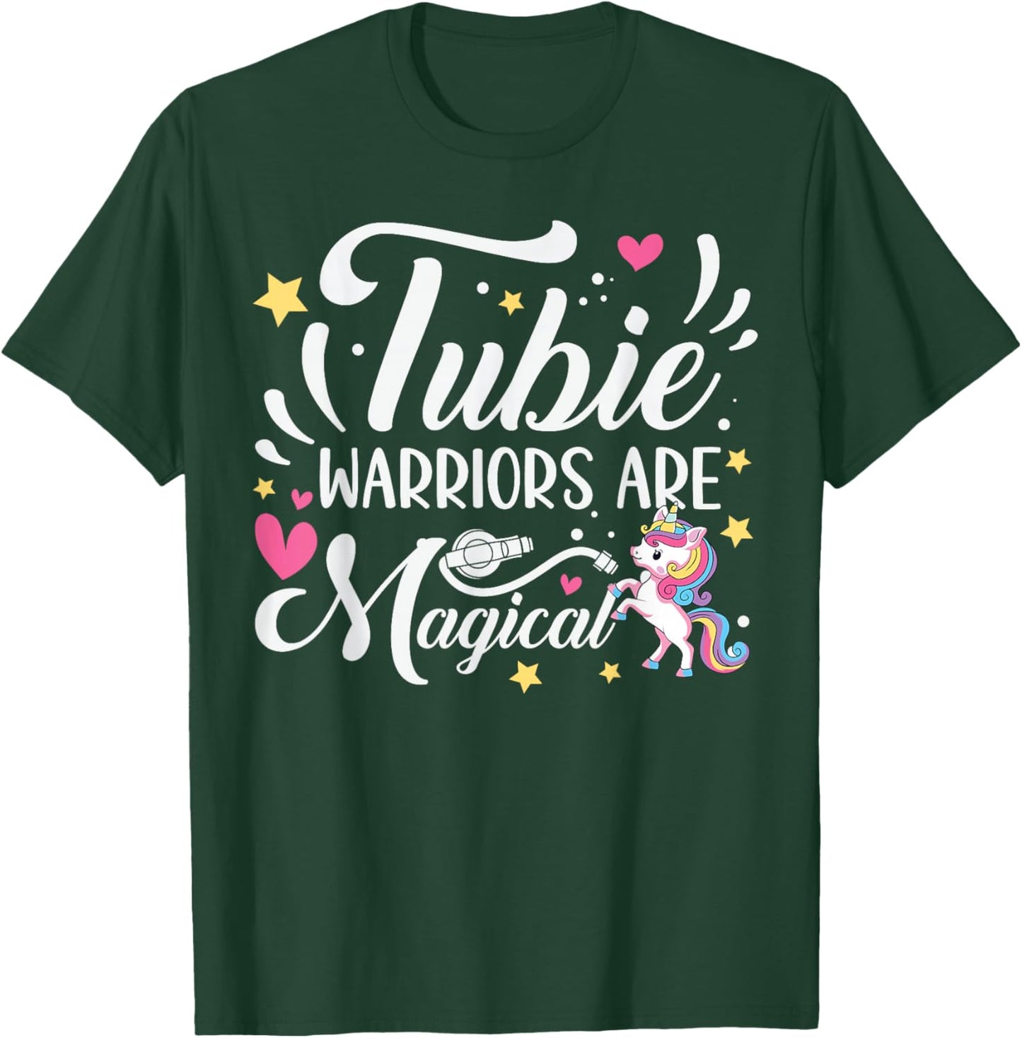 Feeding G Tube Supplies Feeding Tube Awareness T-Shirt - T-Shirt | Forest