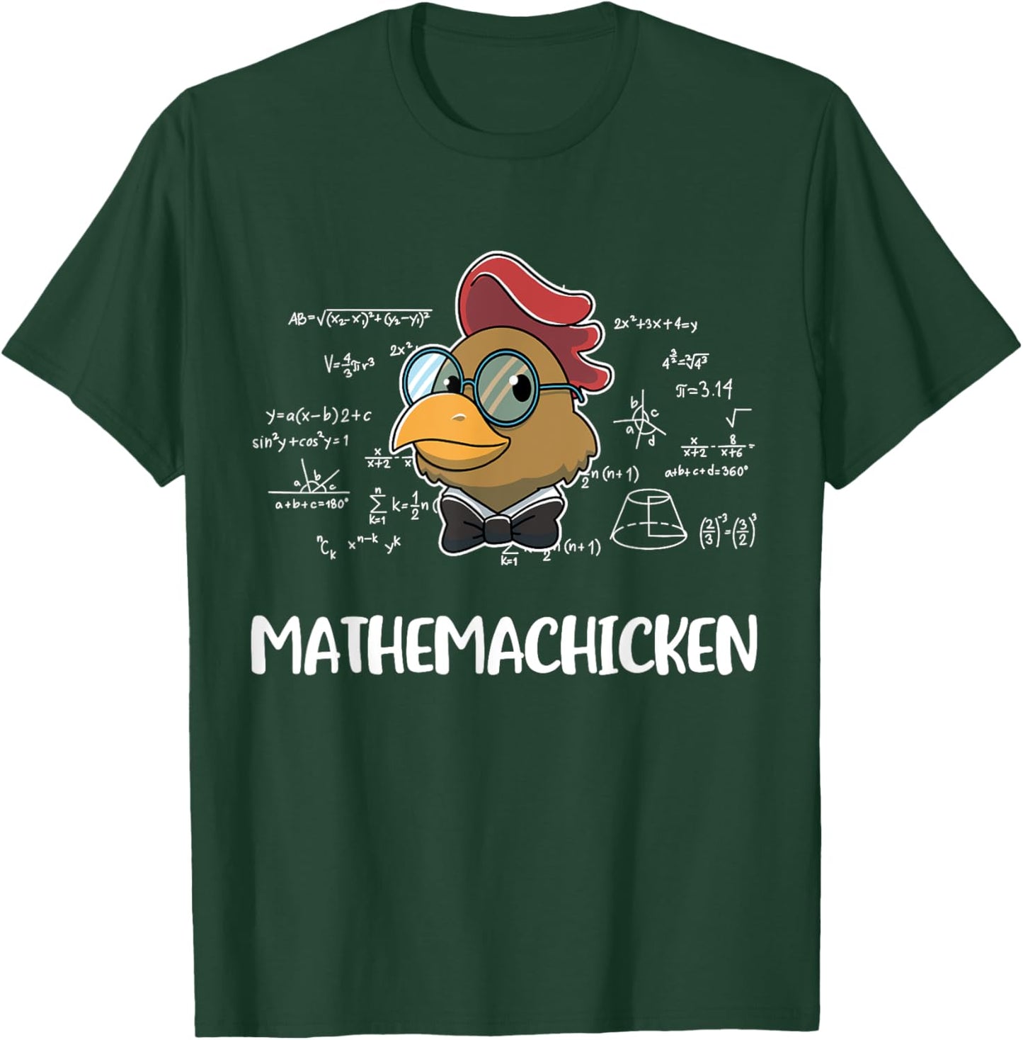 Mathemachicken T-Shirt - T-Shirt | Forest